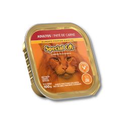 Ração Úmida Special Cat para Adultos Sabor Patê de Carne - 100g