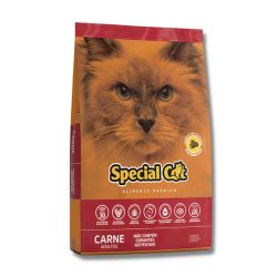 Ração Premium Special Cat para Gatos Adultos sabor Carne - 10,1kg 