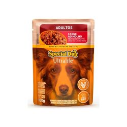Ração Special Dog Ultralife para Cães Adultos Carne ao Molho 100g