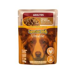 Ração Úmida Special Dog Ultralife para cães Adultos Carne ao Molho - 100g