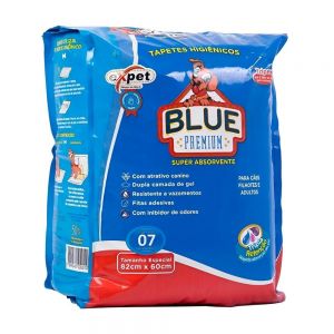 Tapete Higiênico Blue Premium c/07 para Cachorro
