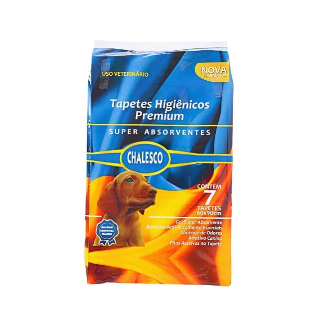 Tapete Higienico Chalesco Premium c/7 para Cachorro