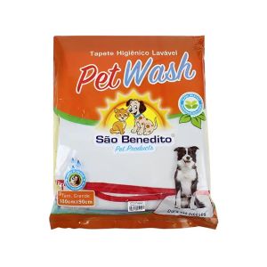 Tapete Higiênico Lavável Pet Wash G 100x90cm - Tapete Lavável para Cachorro